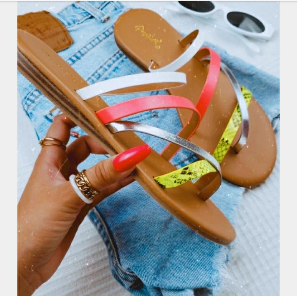 Make it Neon collection/ multi color sandal - Picture 3 of 3